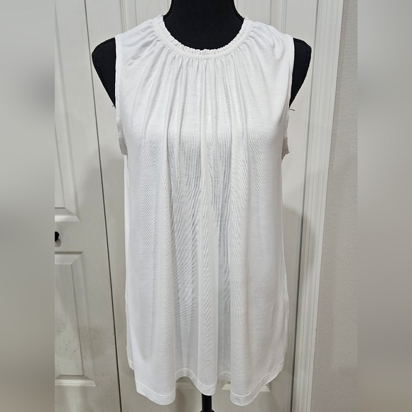 VERA WANG pleated blouse SZ M - Picture 5 of 9